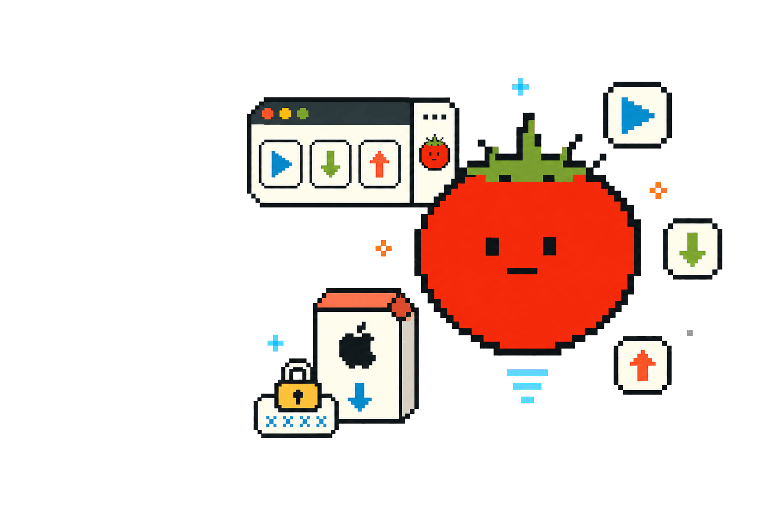 KoKo 番茄像素助手、悬浮快捷按钮和 Mac Beta 安装包视觉