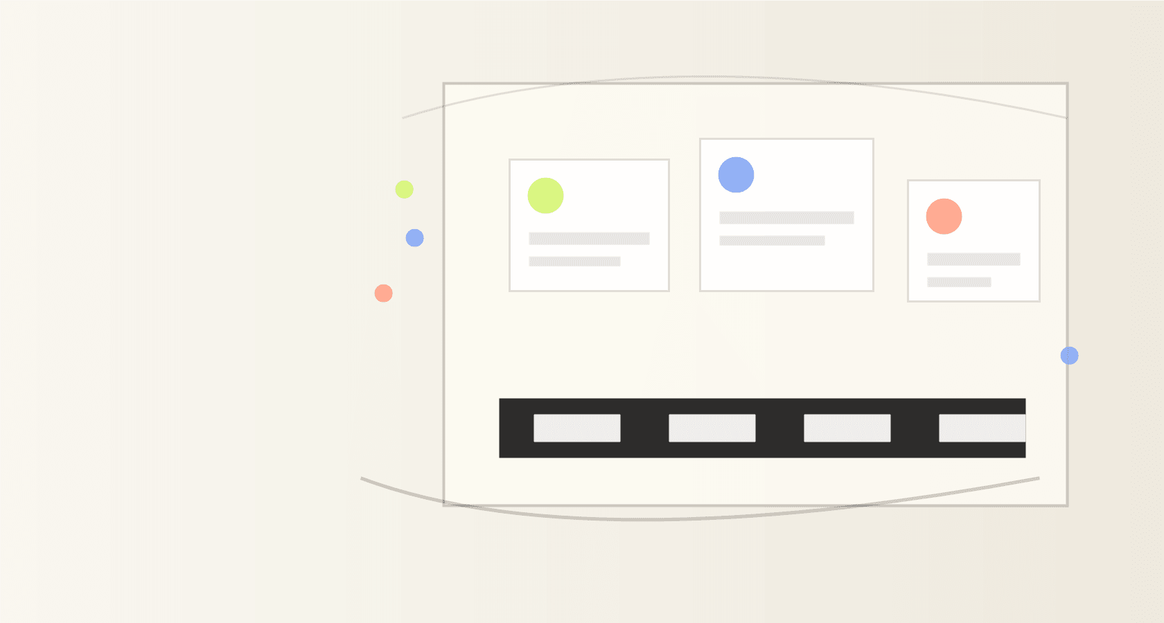 User interview guide generator interface showing the flow from research goal to questions and evidence signals.