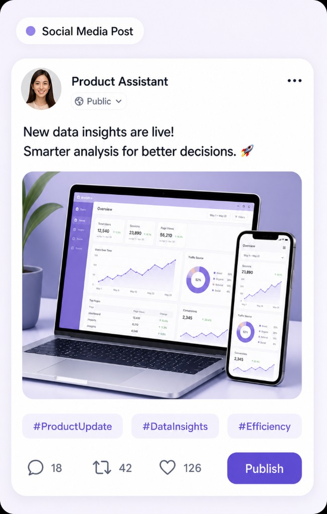 Product-update tweet